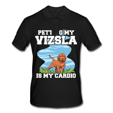 Einzug Poloshirt - Hundefreund Design für einen Vizsla Liebhaber