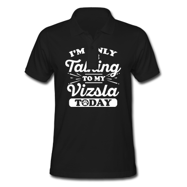 Einzug Poloshirt - Magyar Vizsla Design für einen Vizsla Fan