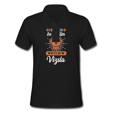 Einzug Poloshirt - Magyar Vizsla Design für einen Magyar Vizsla