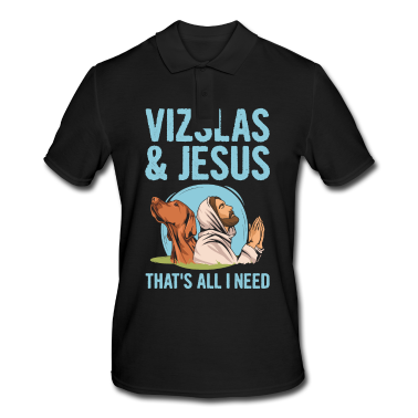 Einzug Poloshirt - Magyar Vizsla Spruch für einen Magyar Vizsla Fan