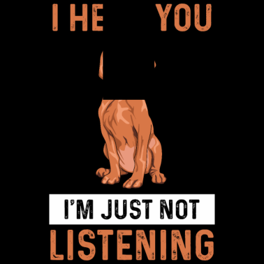 Motiv Hundefreund Spruch für einen Vizsla Besitzer