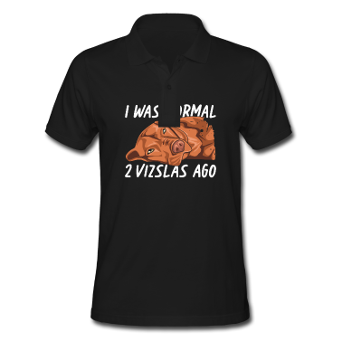 Einzug Poloshirt - Vizsla Hund Design für einen Magyar Vizsla Fan