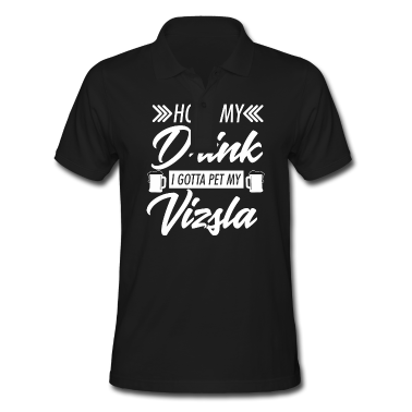 Einzug Poloshirt - Magyar Vizsla Design für einen Magyar Vizsla