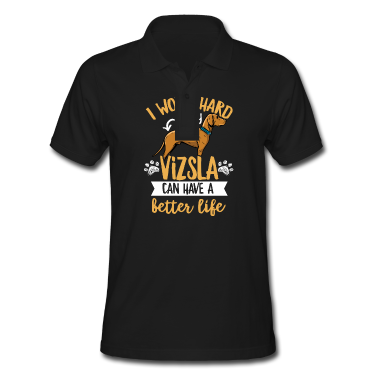 Einzug Poloshirt - Magyar Vizsla Spruch für einen Magyar Vizsla Fan