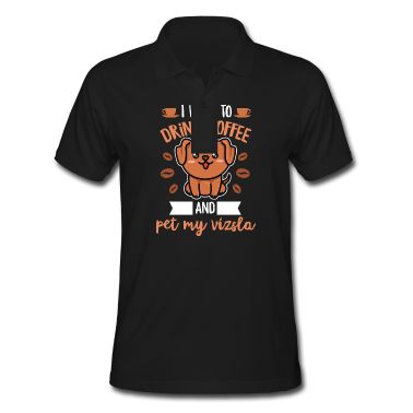 Einzug Poloshirt - Magyar Vizsla Design für einen Magyar Vizsla