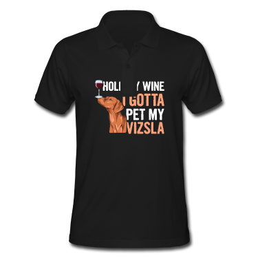 Einzug Poloshirt - Vizsla Hund Design für einen Magyar Vizsla Fan