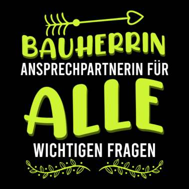 Motiv Bauherrin Ansprechpartnerin für wichtige Fragen