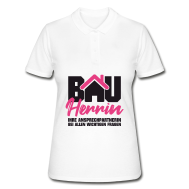 Einzug Poloshirt - Bauherrin Ansprechpartnerin bei wichtigen Fragen