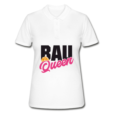 Einzug Poloshirt - Bauherrin Bauqueen Bau Queen