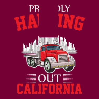 Motiv Möbeltransport Kalifornien Lastwagen Haus