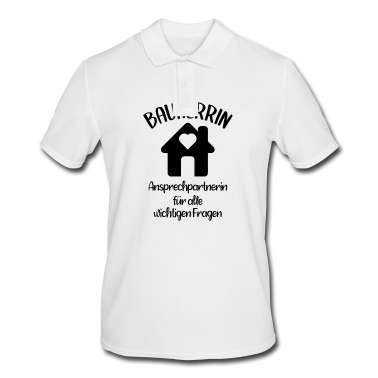 Einzug Poloshirt - Bauherrin Geschenk & Haus bauen