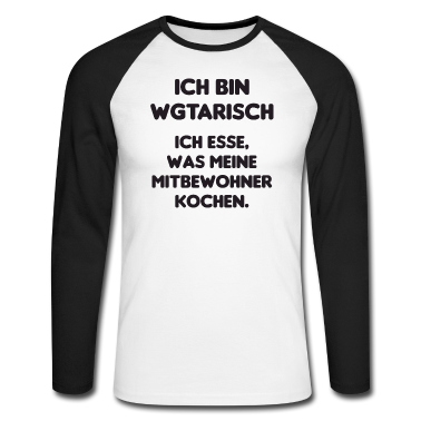 Einzug Langarmshirt - WG Vegetarisch Mitbewohner Geschenkidee Kochen