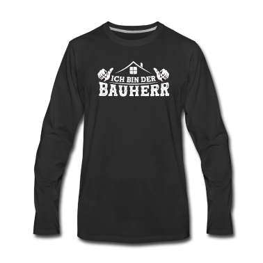Einzug Langarmshirt - Bauherr Hausbau Eigenheim Haus Geschenk