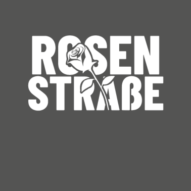 Motiv Rosenstraße Straßennamen Shirt für Anwohner