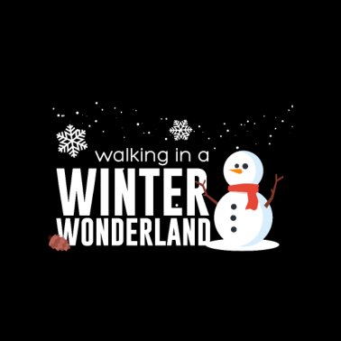 Motiv Wandern in einem Winterwunderland