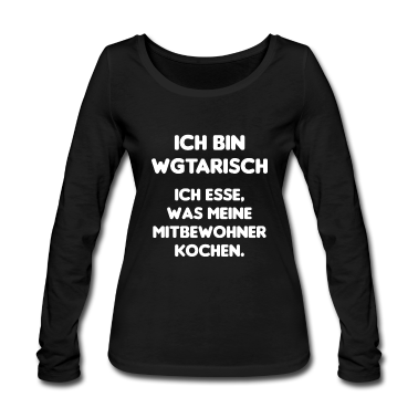 Einzug Langarmshirt - WG Vegetarisch Mitbewohner Geschenkidee Kochen