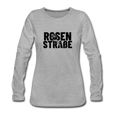 Einzug Langarmshirt - Rosenstraße Straßenname Geschenk Straßennamen