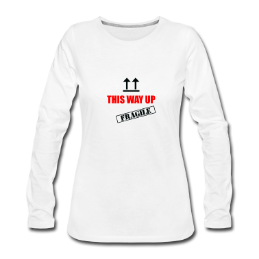 Einzug Langarmshirt - This way up Umzug Umzugskarton Lager lustig Humor