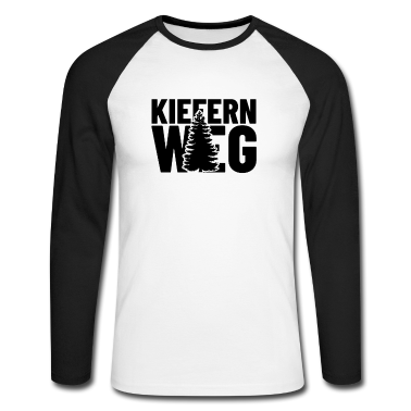 Einzug Langarmshirt - Kiefernweg Straßennamen Shirt für Anwohner