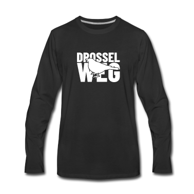 Einzug Langarmshirt - Drosselweg Straßenname Shirt der Straße Drosselweg