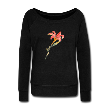 Einzug Langarmshirt - Lilie