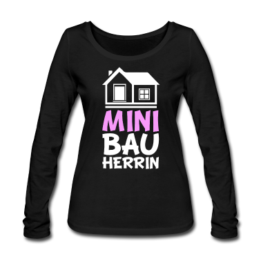 Einzug Langarmshirt - Bauherrin Tochter Kind Hausbau Baustelle Geschenk