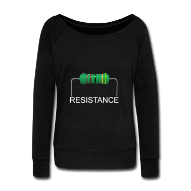 Einzug Langarmshirt - Widerstand, 33 Ohm, Resistance, Elektrotechnik