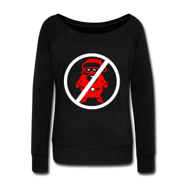 Einzug Langarmshirt - Ugly Christmas - Santa Claus - Verbot -Weihnachten