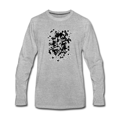 Einzug Langarmshirt - Blätter