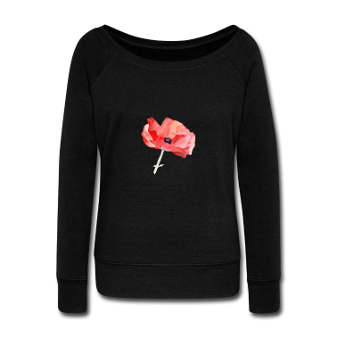 Einzug Langarmshirt - Mohn – ein Bote des Sommers