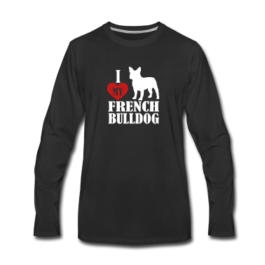 Einzug Langarmshirt - I Love Frenchbulldog Shirt