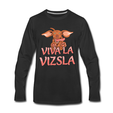 Einzug Langarmshirt - Vizsla Hund Wortspiel für einen Vizsla Liebhaber