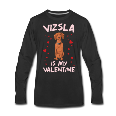 Einzug Langarmshirt - Hundefreund Design für einen Magyar Vizsla Züchter