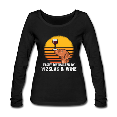 Einzug Langarmshirt - Vizsla Hund Design für einen Vizsla Liebhaber