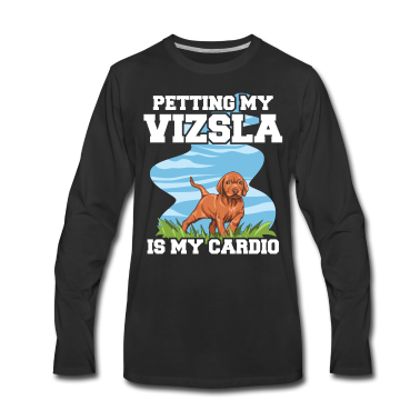 Einzug Langarmshirt - Hundefreund Design für einen Vizsla Liebhaber
