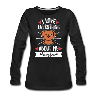 Einzug Langarmshirt - Magyar Vizsla Design für einen Vizsla Besitzer