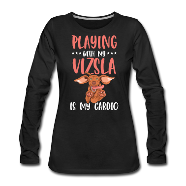 Einzug Langarmshirt - Vizsla Spruch für einen Vizsla Fan