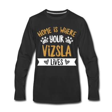 Einzug Langarmshirt - Vizsla Hund Spruch für einen Magyar Vizsla Fan