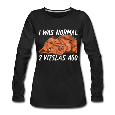 Einzug Langarmshirt - Vizsla Hund Design für einen Magyar Vizsla Fan