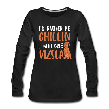 Einzug Langarmshirt - Hundefreund Design für einen Vizsla Fan
