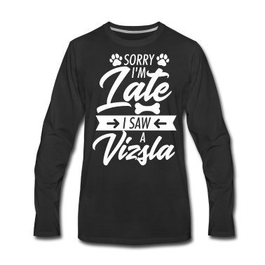 Einzug Langarmshirt - Hundefreund Spruch für einen Magyar Vizsla Fan
