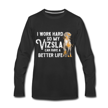 Einzug Langarmshirt - Vizsla Spruch für einen Vizsla Liebhaber
