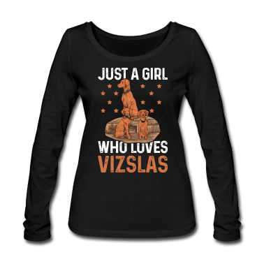 Einzug Langarmshirt - Magyar Vizsla Spruch für ein Vizsla Liebhaber