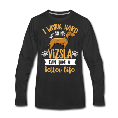 Einzug Langarmshirt - Magyar Vizsla Spruch für einen Magyar Vizsla Fan