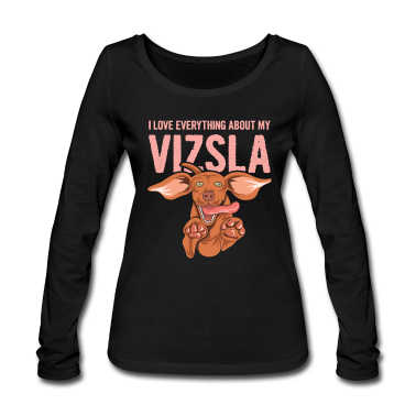 Einzug Langarmshirt - Vizsla Spruch für einen Magyar Vizsla Fan