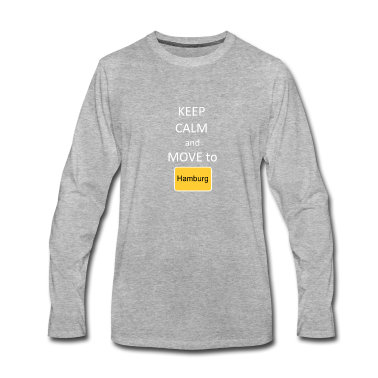 Einzug Langarmshirt - Keep calm and move to Hamburg