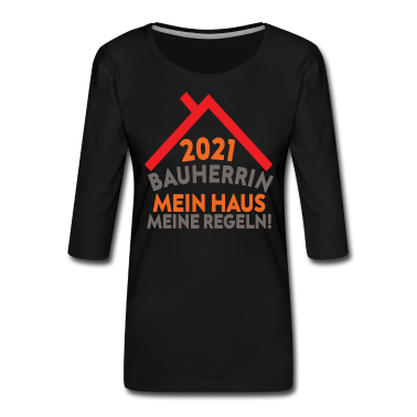 Einzug Langarmshirt - Geschenk für Bauherrin 2021 zum Richtfest