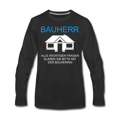 Einzug Langarmshirt - Bauherr Geschenk Richtfest Hausbau Bau