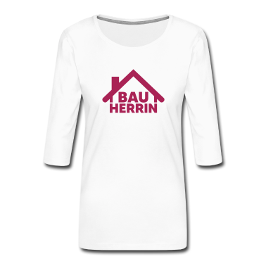Einzug Langarmshirt - Bauherrin Hausbau Eigenheim Baustelle Haus bau