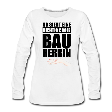 Einzug Langarmshirt - Coole Bauherrin t-shirt | Partnershirt Familie